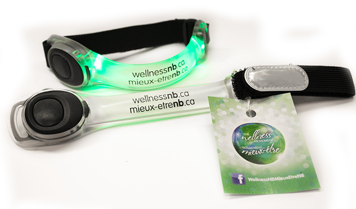 <em>The Wellness Movement</em> illuminating armbands